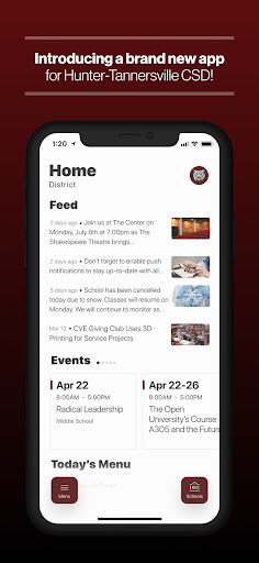 Android application Hunter-Tannersville CSD screenshort