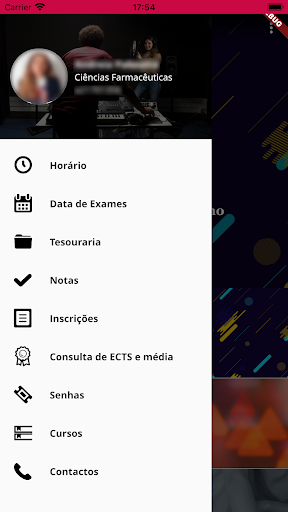 Android application Ensino Lusófona screenshort