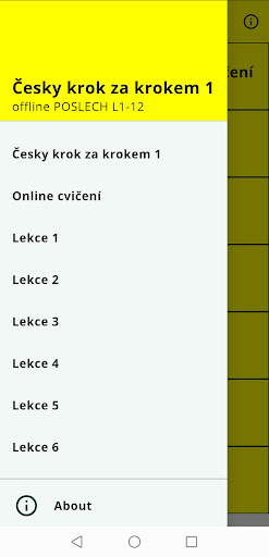 Android application ČKzK1 L1-12 screenshort