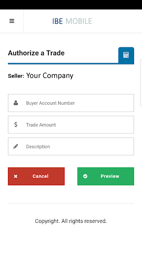 Trade Studio for IBE Barter Screen 3