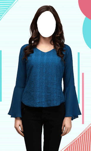 Girls Crop Shoulder Photo Edit