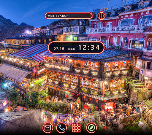 Android application Scenery of Jiufen Theme screenshort