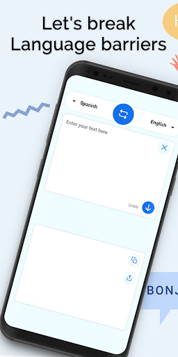 Android application Alpha Translator screenshort