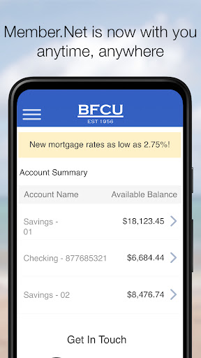 Android application Brewster FCU Member.Net screenshort