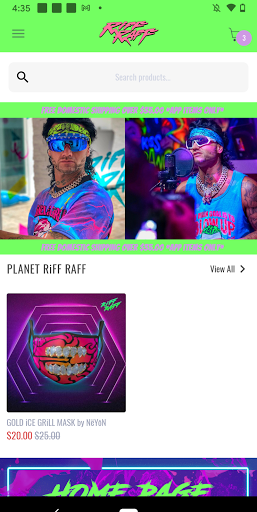 Android application PLANET RiFF RAFF screenshort