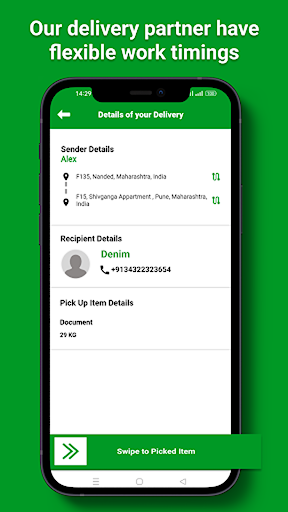 Android application Olusesi Delivery screenshort