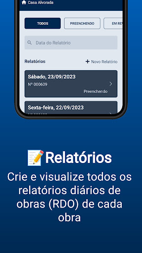 Diário de Obra - Obra na Mão Screen 2