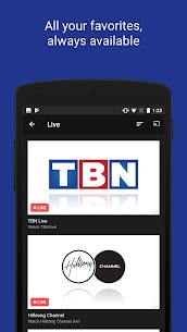 TBN: Watch TV Exhibits & Stay TV 3