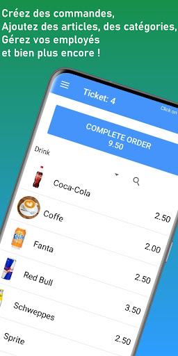 Android application Cafe-PDV screenshort