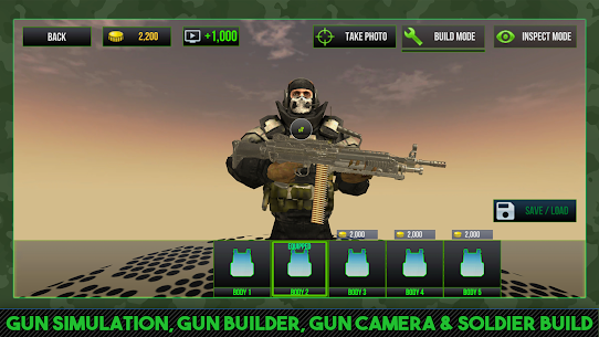 Custom Gun Simulator 3D MOD APK (Unlimited Money) 2