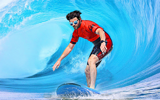 Surfing photo editor and water Screen 3