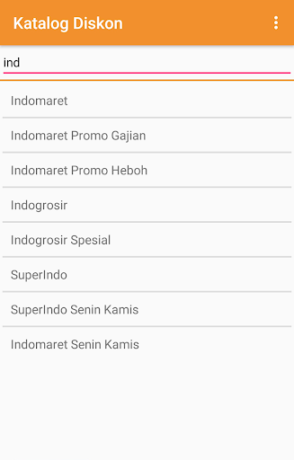 Android application Katalog Diskon screenshort