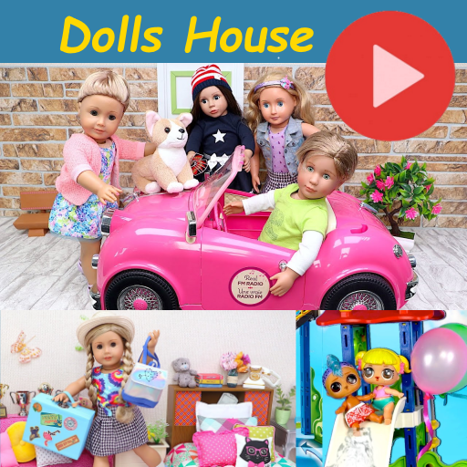 Android application Play with dolls house video screenshort
