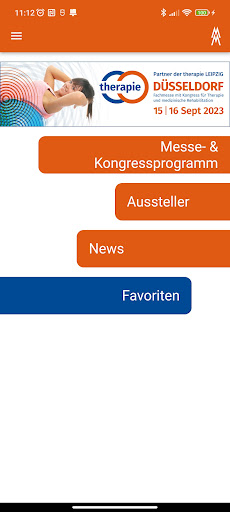 Android application therapie DÜSSELDORF screenshort