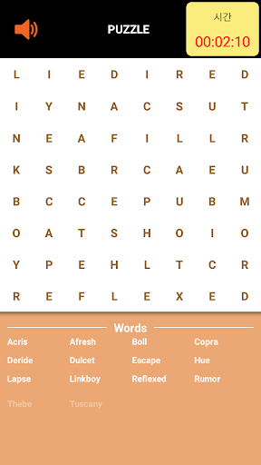 Find Word Puzzle Screen 3