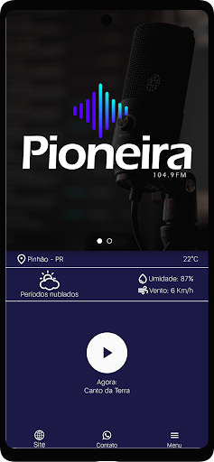 Android application Pioneira FM - Pinhão PR screenshort