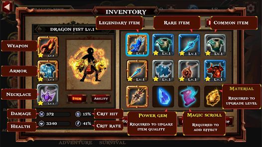 Captura de Pantalla 4 Shadow Stick Warrior android