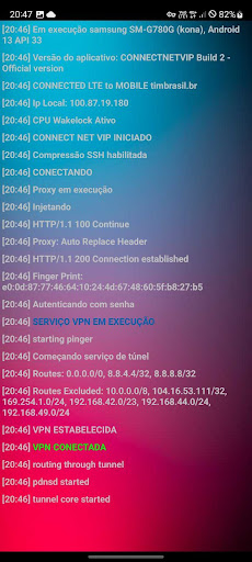 CONNECT NET VIP 5G Screen 3