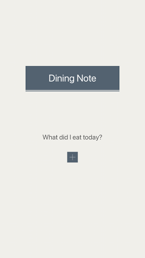 Android application Dining Note -Simple Diet Diary screenshort