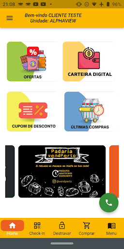 Android application VendPerto screenshort