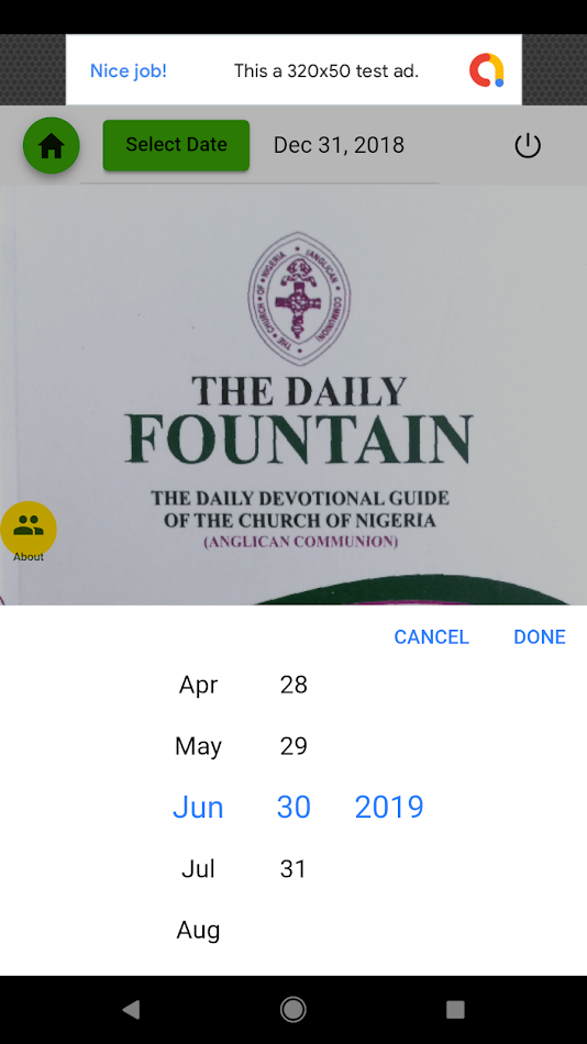 #3. The Daily Fountain Devotional (Android) Podle: WebBuild Tech