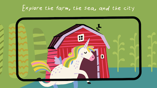 Screenshot of Peekaboo barn - Baby book game