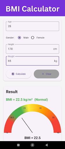 BMI Calculator Screenshot 3 - AppWisp.com