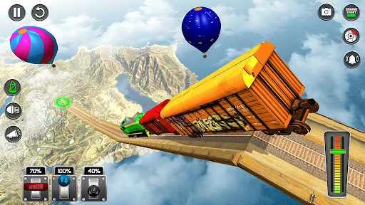 Mega Ramp Train Stunt Game Screen 2