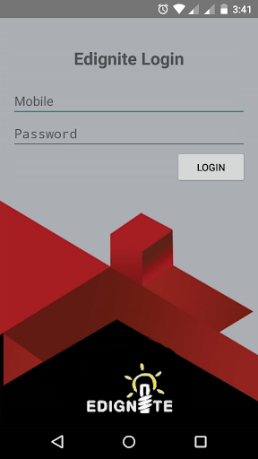 Android application Edignite screenshort