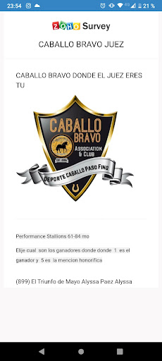 Caballo Bravo Wins Screen 3