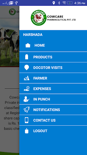 Cow Care Screen 2