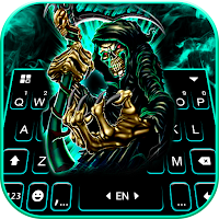 Тема Neon Reaper Skull