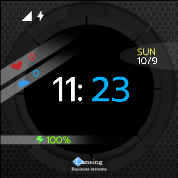 LBS WATCH FACE Screen 2