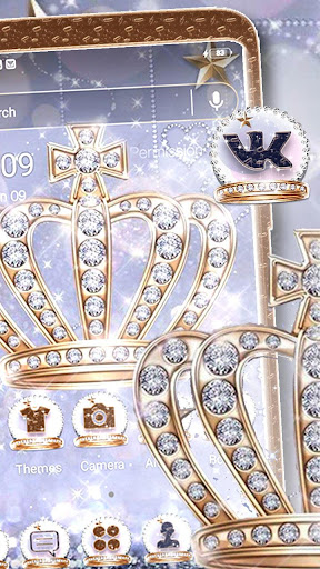 Android application Diamond Crown Theme Launcher screenshort