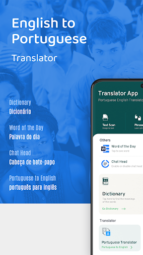 Android application Portuguese English Translator screenshort