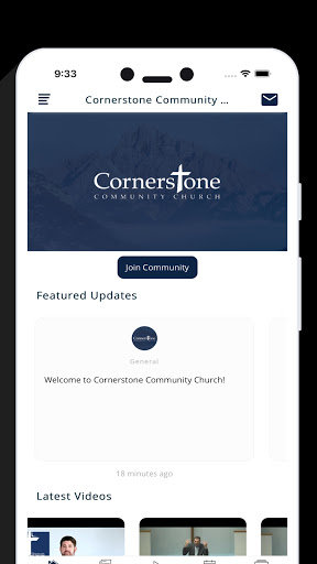 Cornerstone Community Church J Screen 2