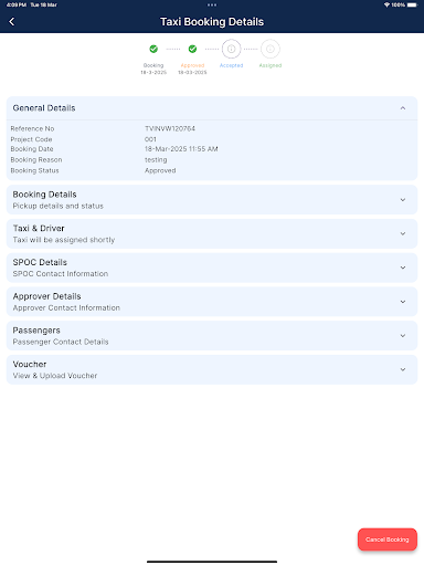 Innovatiview Booking App