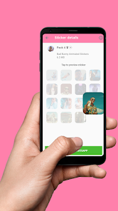 Captura 2 Bad Bunny Animated Stickers android