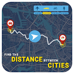 City Distance Calculator - Distance Navigation Apk