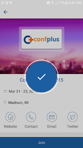 ConfPlus Screen 2