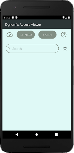 Android application Dynamic Access Viewer screenshort