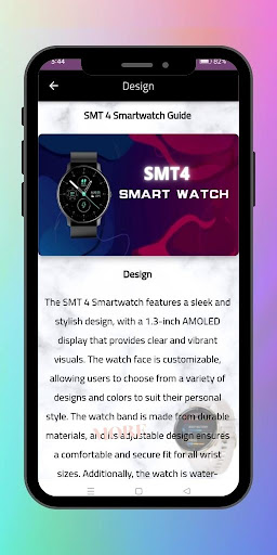 SMT 4 Smartwatch Guide