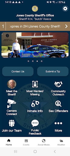 Android application Jones County Sheriff, GA screenshort