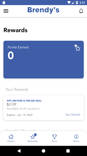 Android application Brendy's screenshort