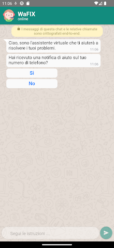 Android application WaFix screenshort