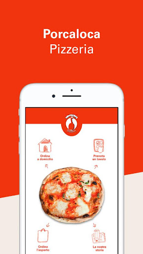 Android application Porcaloca Pizzeria screenshort