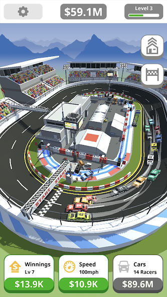Idle Tap Racing 2.0.0 APK + Mod (Unlimited money) untuk android
