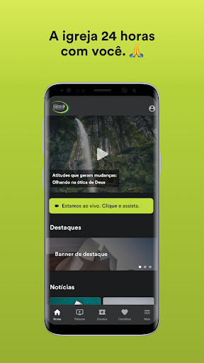 Android application Igreja Plenitude da Benção screenshort