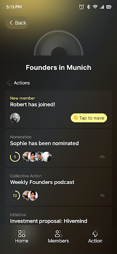 Cliq - social capital network Screen 3