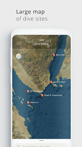 Android application Dive Number-diving logbook screenshort